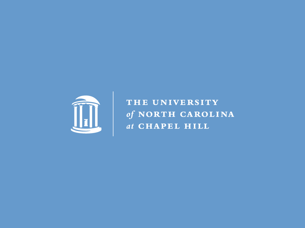 UNC at Chapel Hill Universitey blue logo wallpaper for desktops.