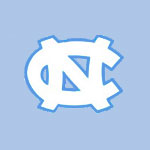 North Carolina TarHeel Logo on Carolina Blue wallpaper.